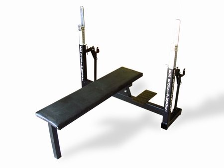 Knie und Bankrückständer schwarz